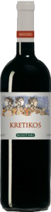 Вино   красное   полусухое   Kretikos  Критикос  0,75 л