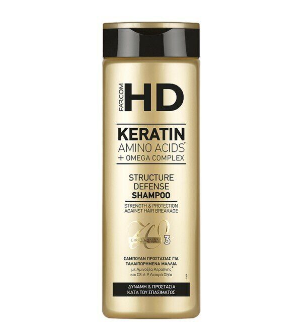 Шампунь   для  повреждённых   волос  HD  STRUCTURE  DEFENSE  пластик  400 мл
