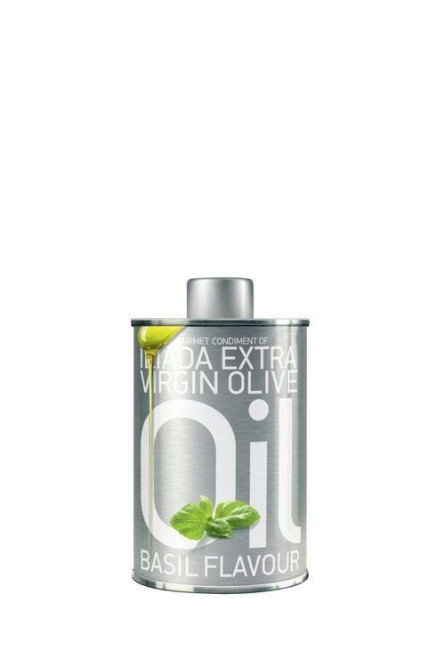 Оливковое   масло  Extra  Virgin  PDO  PLATINUM  LINE  с  Базиликом  ILIADA   ж/б,  250 мл